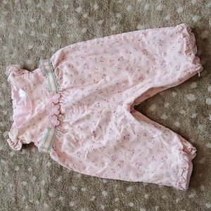 Florence Eiseman - Pink Floral One Piece Outfit | 3M